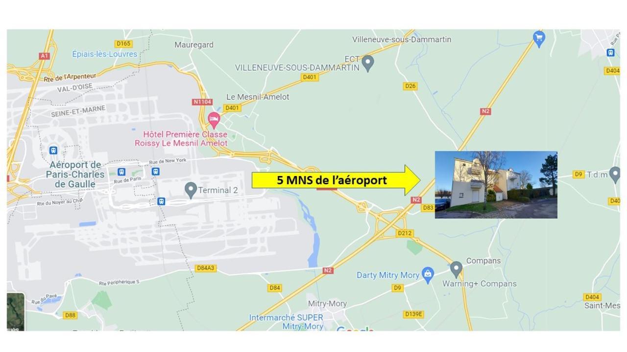 Le Stop N'Go Cdg - Airport - Asterix - Paris Thieux  Bagian luar foto
